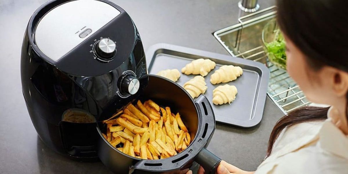 Cocción sin aceite y crocante